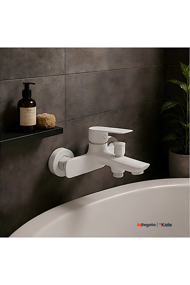 Tandem White Bathroom Faucet