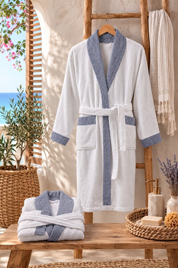 Mediterranean Verona Bathrobe L/Xl 120 Indigo