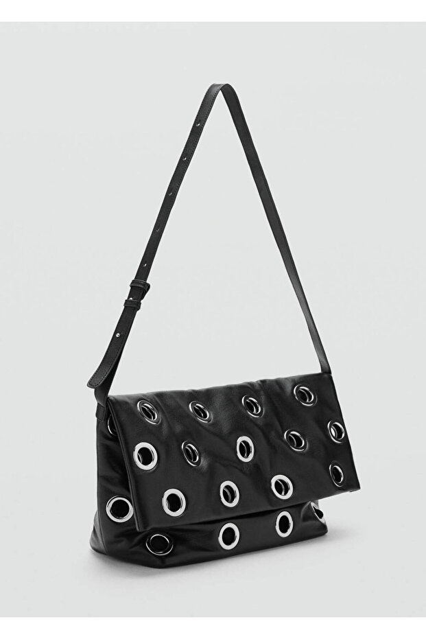 Crossbody Bag with Hole Detailing
