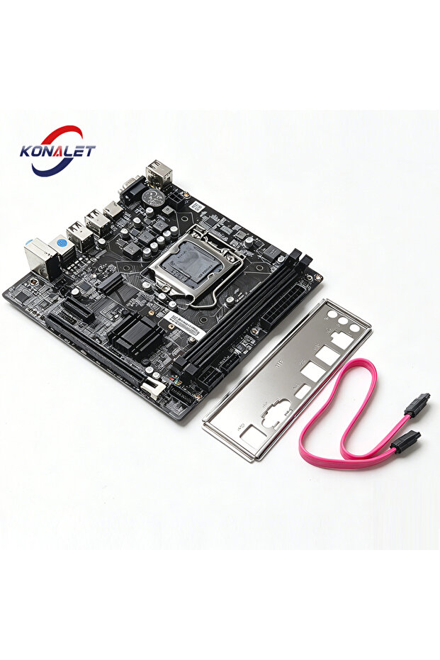 None None KONALET H61 Motherboard LGA1155 DDR3 Support Intel i3 i5 i7 2nd 3rd Gen USB2.0 SATA2 VGA H