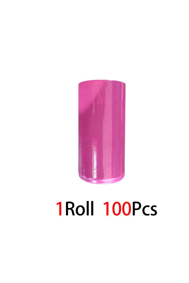 100mm 15M 1roll-pink 100Pcs Barrier Film Tape for Toilets and Bathrooms Prevents Dirt and Stains on