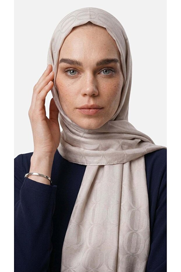 شال أيروبين جاكار بنمط الكثبان الرملية