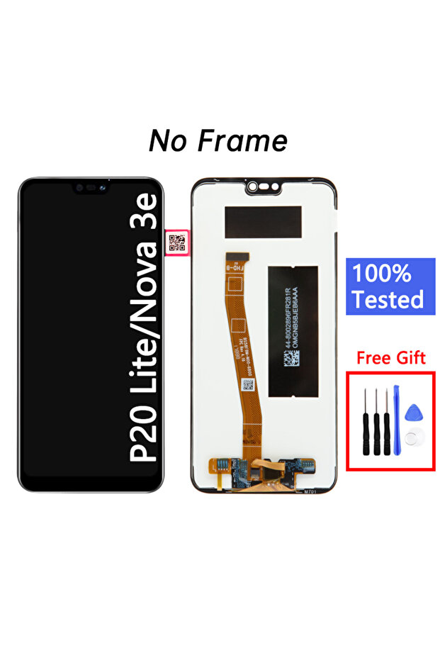 شاشة LCD لهاتف P20 Lite، شاشة لمس بديلة مع لوحة رقمية لهاتف نوفا 3e