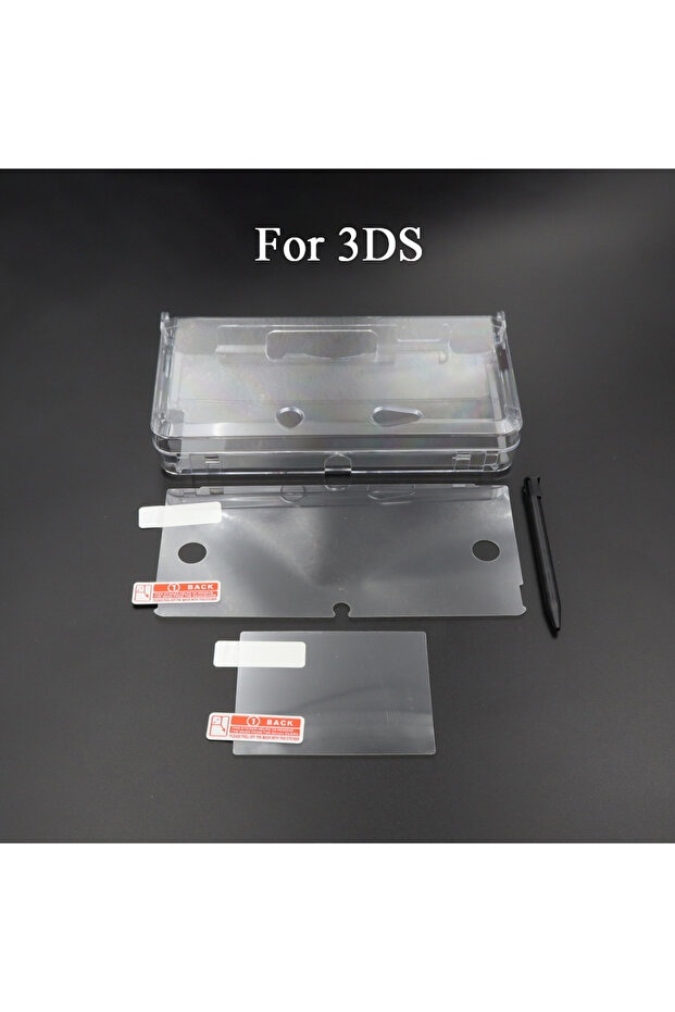 غطاء حماية شفاف قابل للفصل لجهاز 3DS و3DS XL وLL وNDSi XL وNDSL