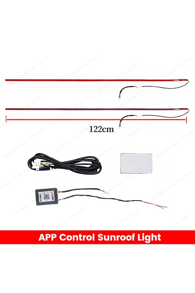 APP Sunroof Lamp 256 Colors LED Sunroof Ambient Light For Tesla Toyota Audi Benz BMW Car Panoramic