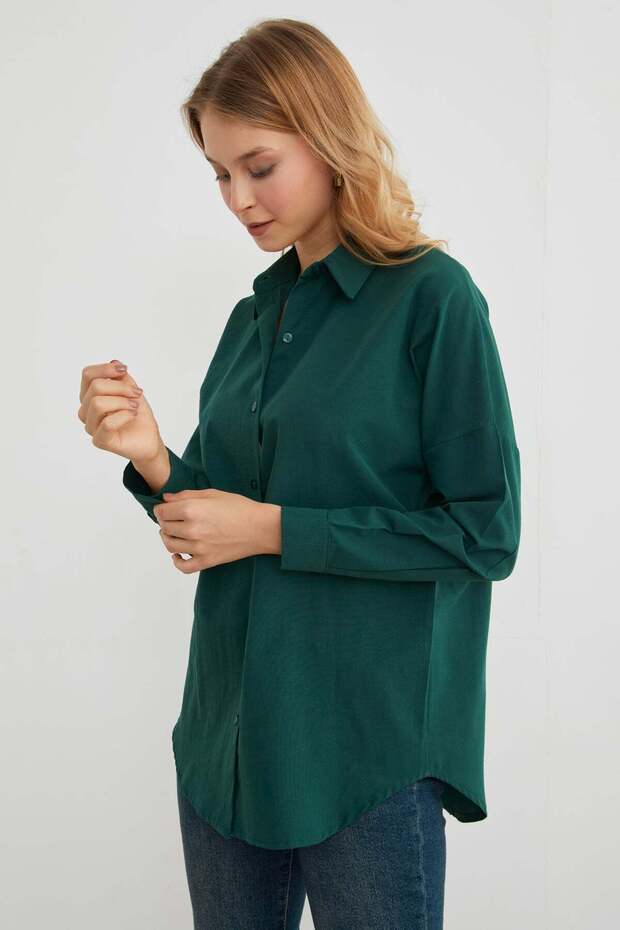 Basic Buttoned Shirt - 4