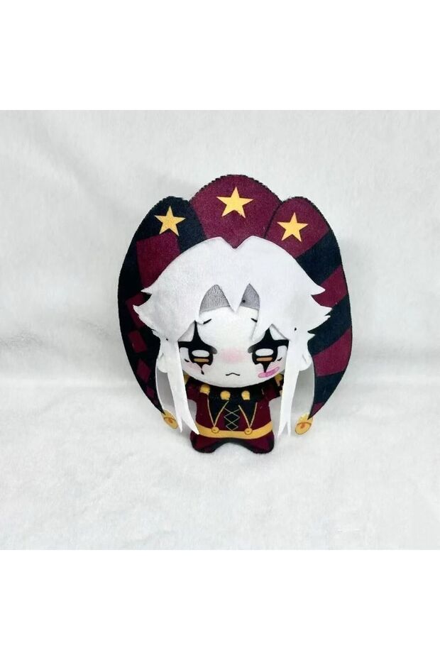 10CM A Stuffed 10cm Freak Circus Pierrot Printed Body Cotton Doll Backpack Ornament or Kids Adults B