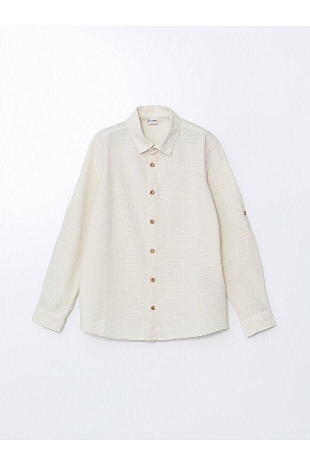 Nevavm Long-Sleeved Boy's Shirt with Difference