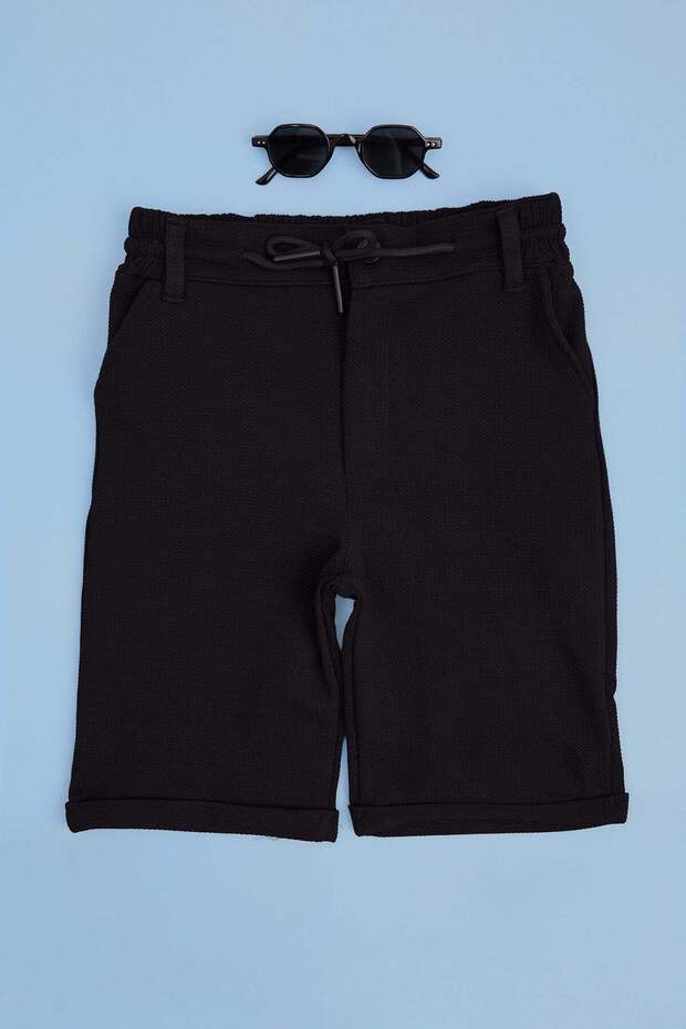Elastic Waist Double-Legged Boys' Shorts