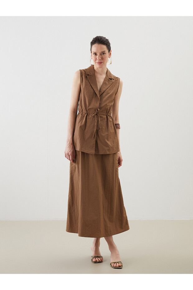 Original Elastic Waist A-Line Skirt