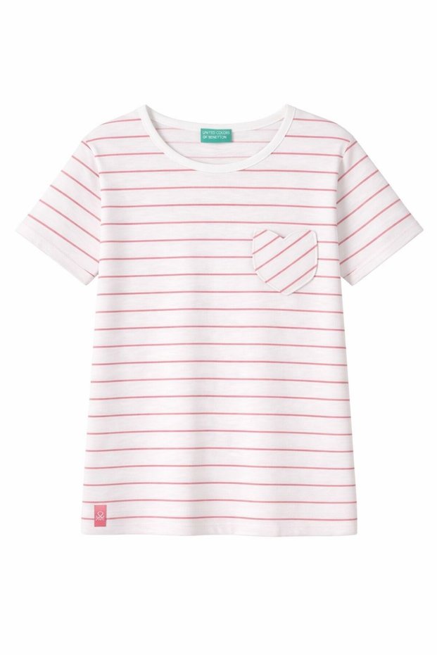 Girl's Striped T-Shirt G22038 Gkb0039