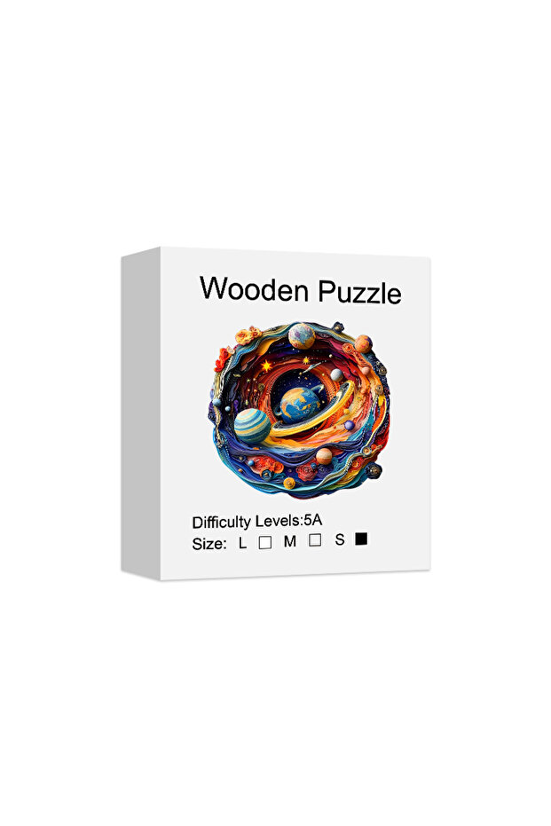 S Space Planet Wooden Puzzle, High Difficulty Toys Puzzle, Concentration Training For Adults, Chris.
