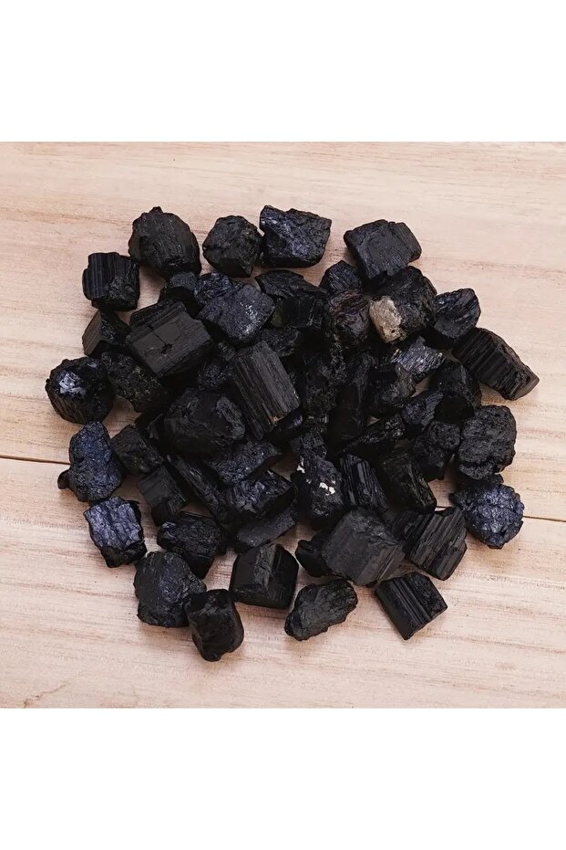 100g 100g/bag Natural Black Tourmaline Stones Raw Ore Irregular Crystals Mineral Specimen