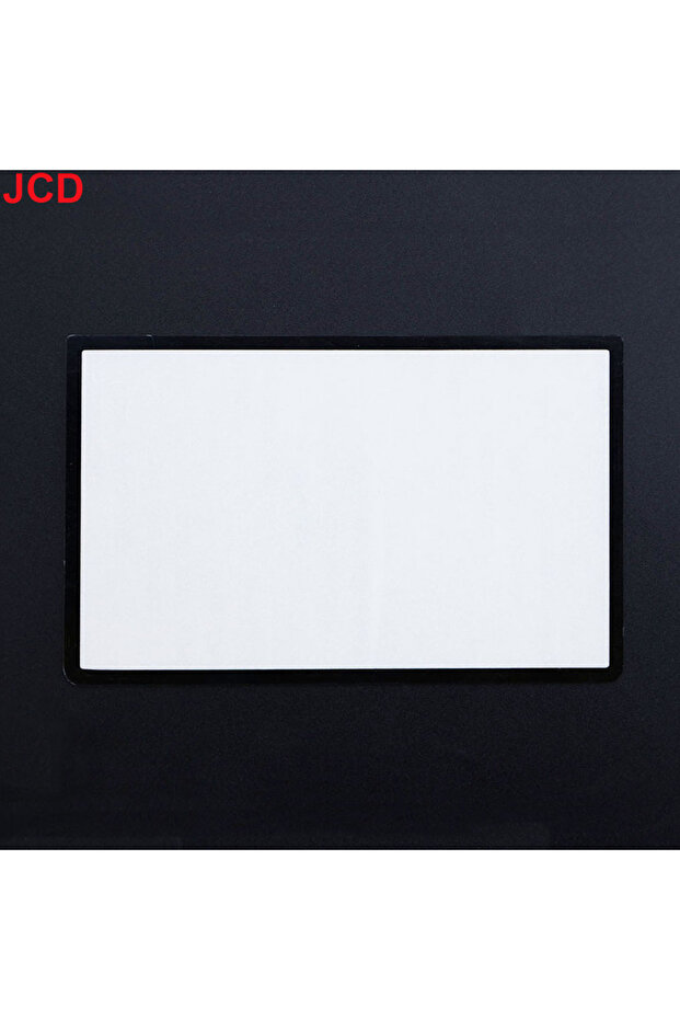 غطاء عدسة الشاشة الأمامية العلوية البديل من البلاستيك الأسود JCD لشاشة LCD لجهاز 3DS XL LL الجديد 3DSXL