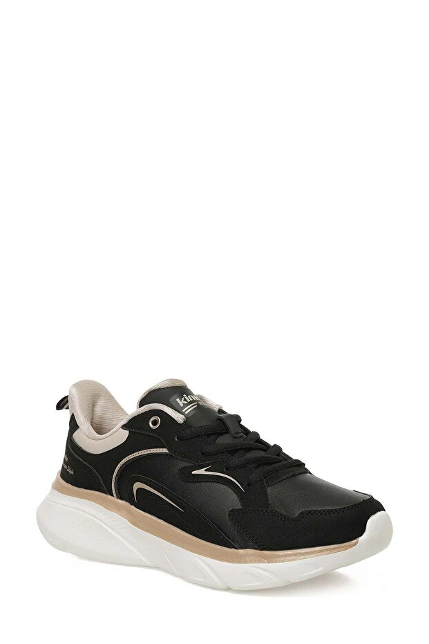 Mone Pu W Black-Ecru Women's Sports Shoes