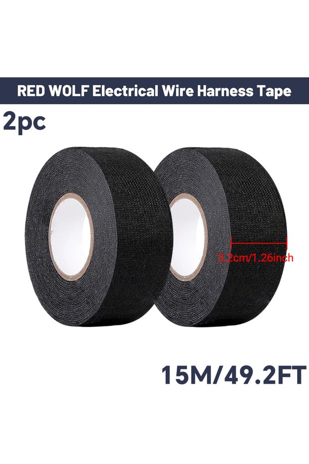 32mmx15mx2pc Bonsai Winding Tape, Flower Wrapping Tape, Tree Cloth Strips, Flower and Green Plant Bi