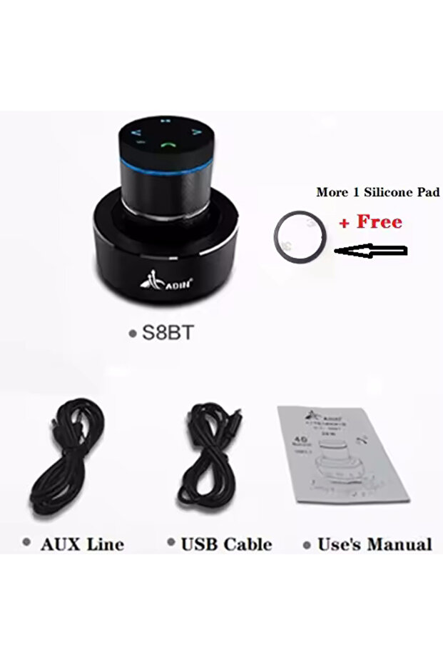 black Vibro Subwoofer Anti-Neighbor Vibration Bluetooth Speaker Portable Sound Box Music Wireless Wo
