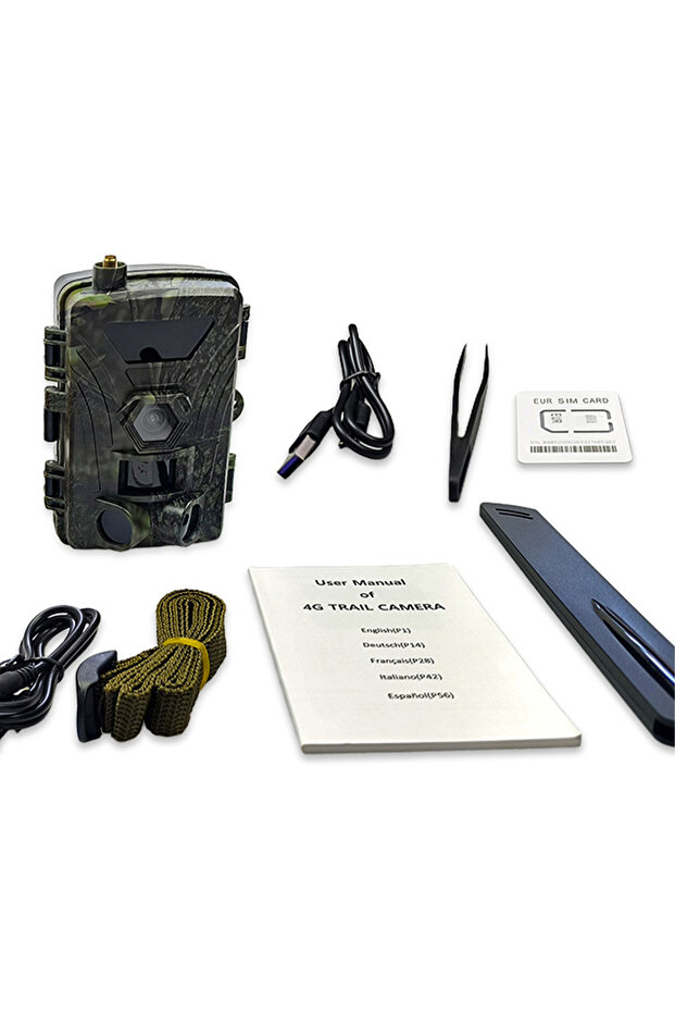 4G 8K60MP 60MP EU 4G Trail Camera 8K Video 60MP Images PIR120°15M-20M Super-Fast Reflex Trigger Wild