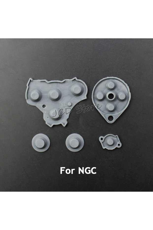 For NGC JCD 2set Conductive Buttons For NES/ FC /SNES / SFC /Wii PAD /N64/ NGC /Sega Saturn Contr.