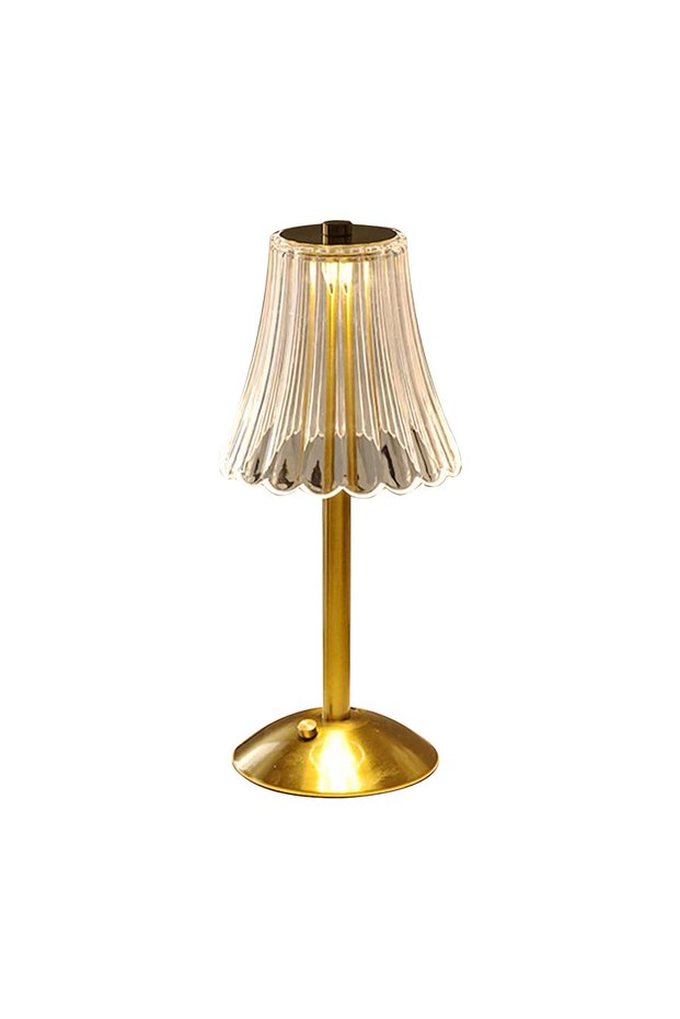 Type-C charging C style Table Lamp Bedroom, Bedside Lamp Light Luxury Diamond Crystal Lamp High-End