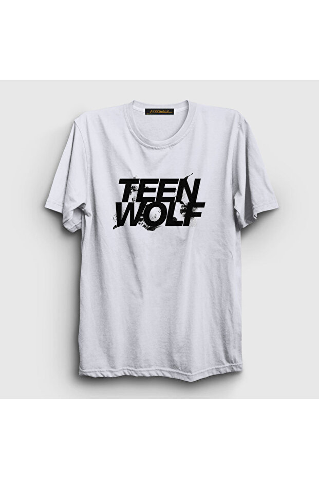 Unisex White Logo Series Teen Wolf T-shirt336253tt