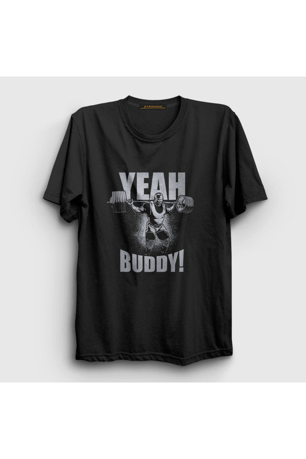 Ronnie Coleman Unisex Black Gym Sports T-Shirt - Yeah Buddy 363788 Tt