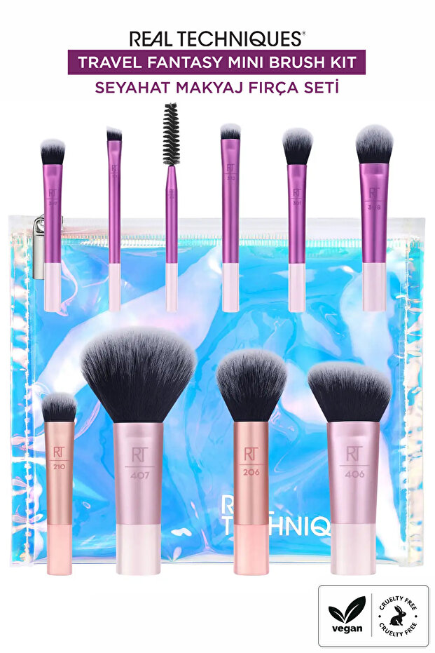Travel Fantasy Mini Brush Kit - Seyahat Makyaj Fırça Seti