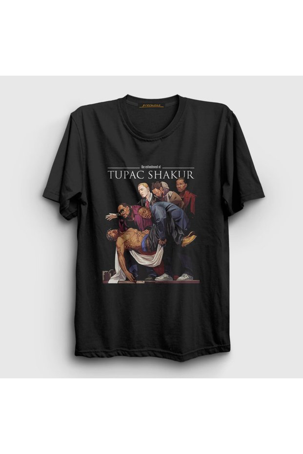 Unisex Black Entombment of 2Pac Tupac Shakur T-Shirt 441753Tt