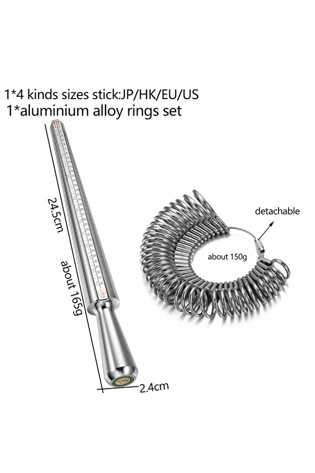 Stick HK 1-33 circle NIUPIKA HK/US/JP/UK/EU Aluminum Ring Rod Metal Ring Multi-size Specification Si