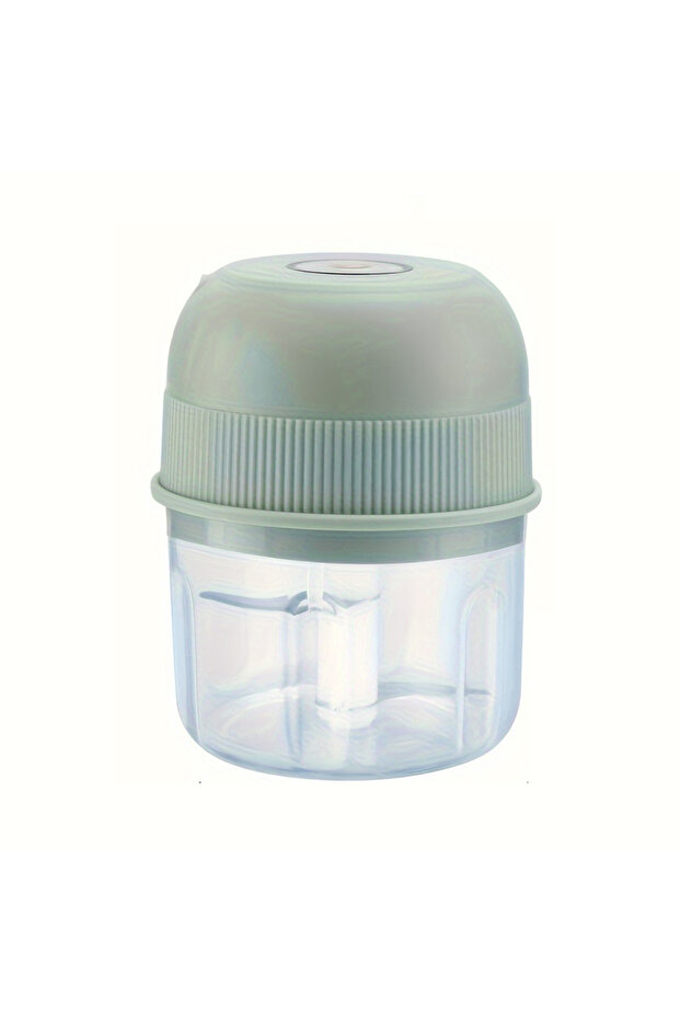 Green 250ml Electric Mini Garlic Chopper USB Meat Grinder Garlic Crusher Sturdy Ginger and Vegetable