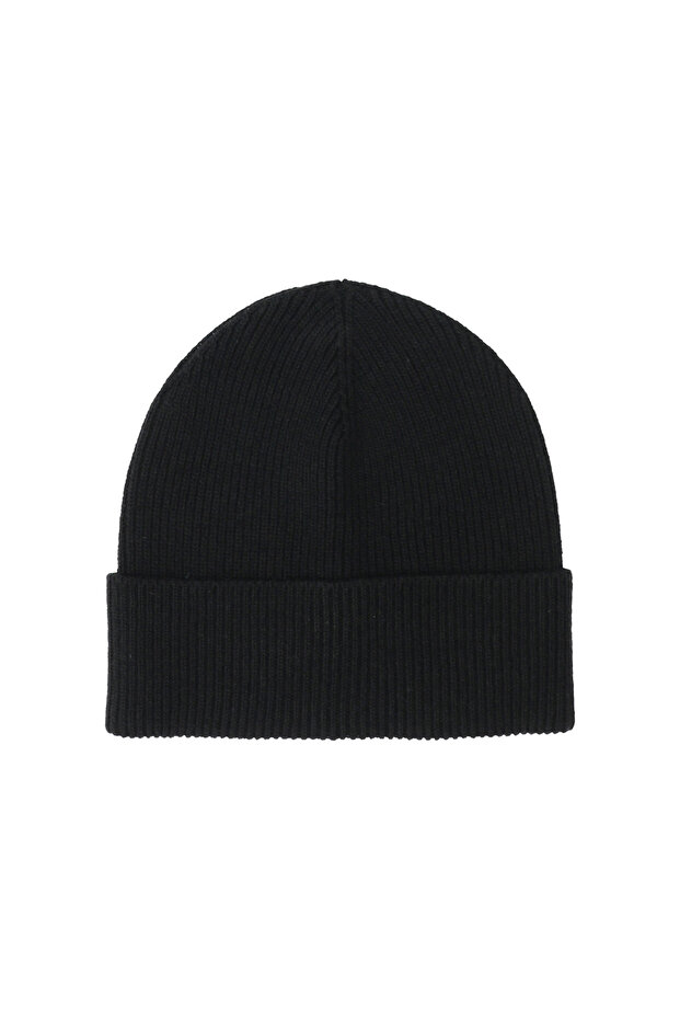 Wool Cashmere Striped Beanie