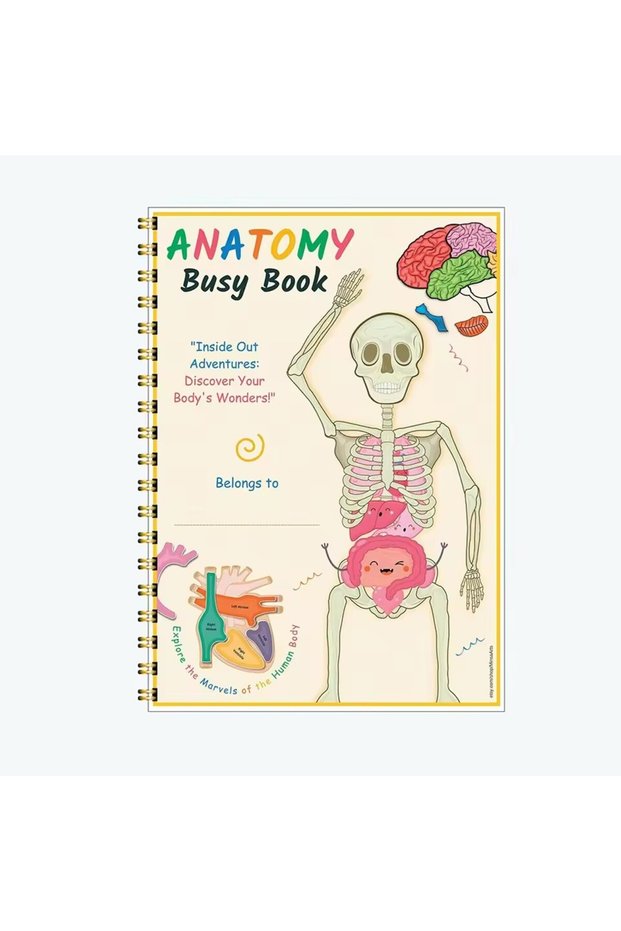 1 Children's Human Anatomy Busy Book - Explore the Marvels of Body Medical Enlightenment Educationa.