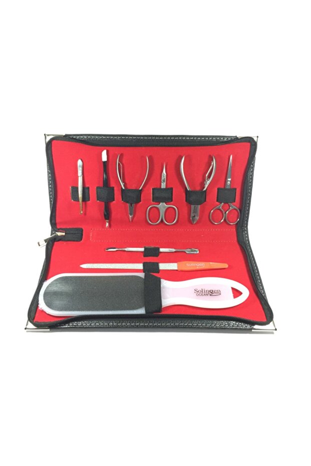 Cobalt Manicure Set 1St Quality Made in Germany Large Set (Will Be Sent with Sharpener.)