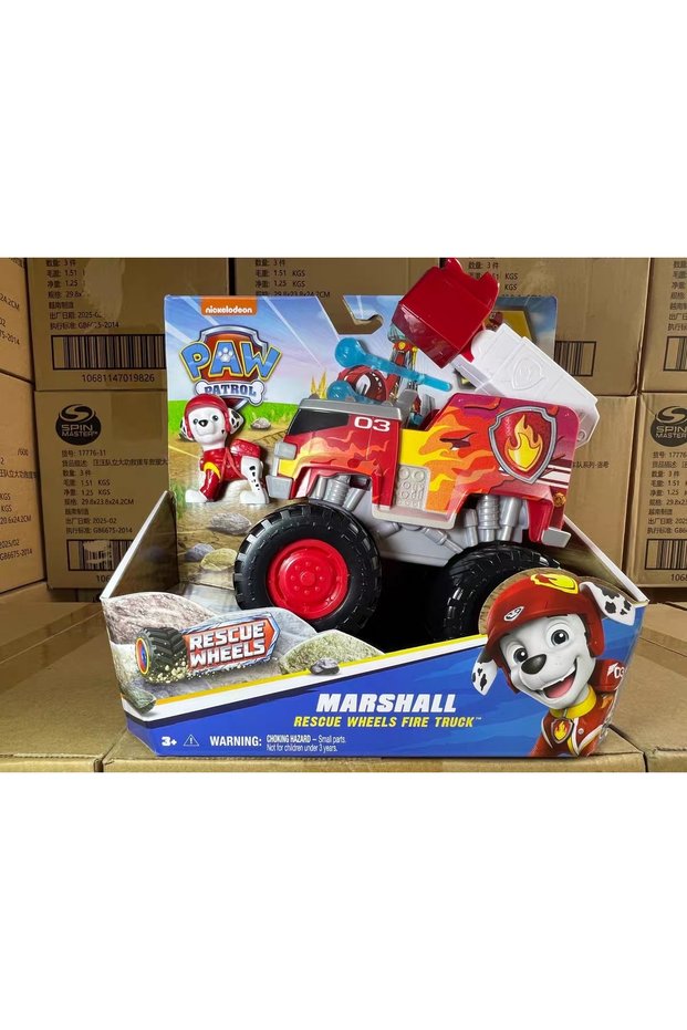 17776-marshall Original Rescue Wheels Chase Marshall Rocky Roxi Skye Boomer Zu
