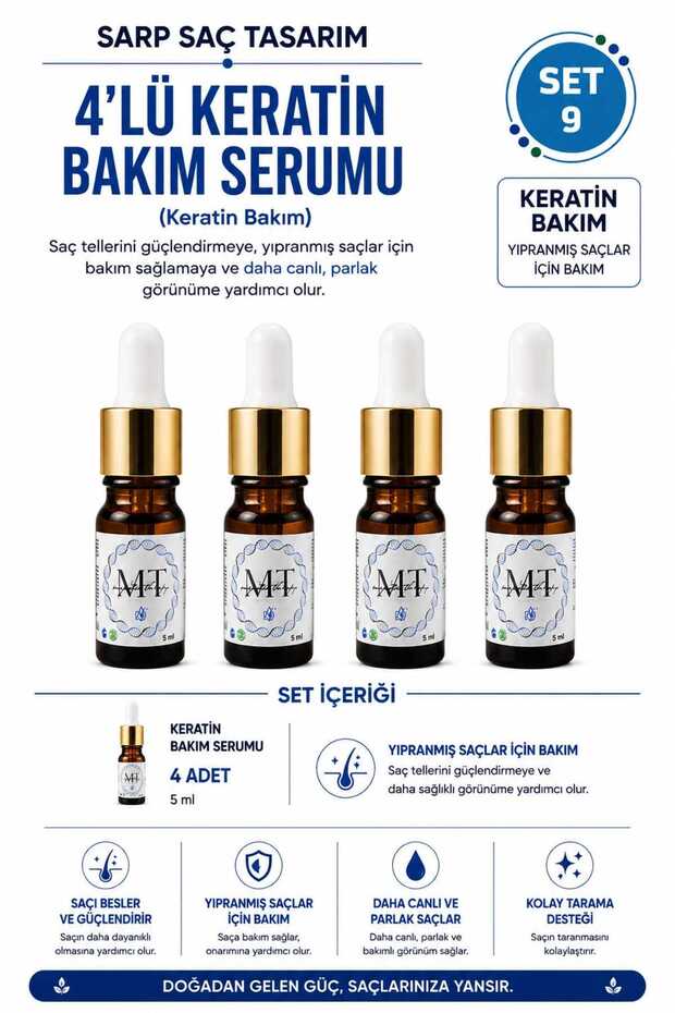 Set 9 – 4’lü Keratin Bakım