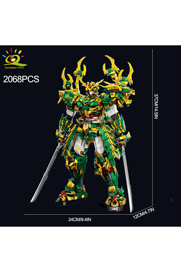 NO.30 no box HUIQIBAO SunWuKong Warrior Mech Robot Building Blocks MOC Chinoiserie Action Figure Bri