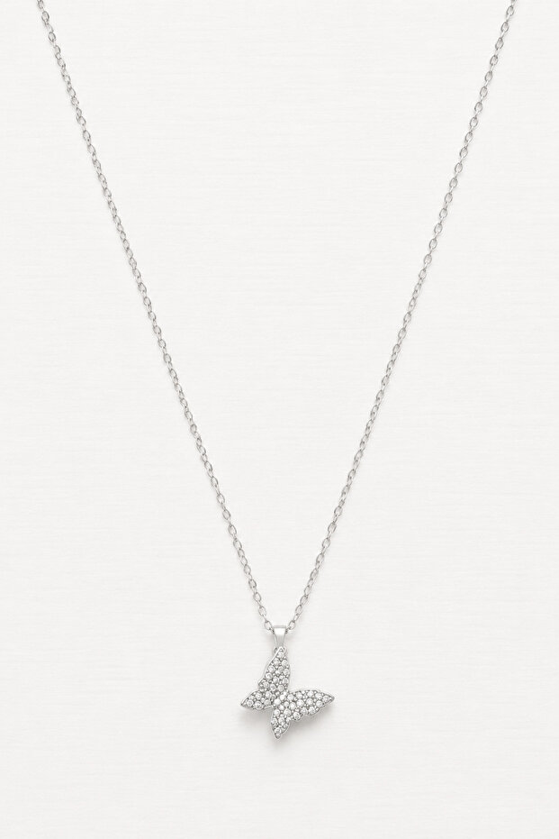 Elora Silver Kelebek Kolye