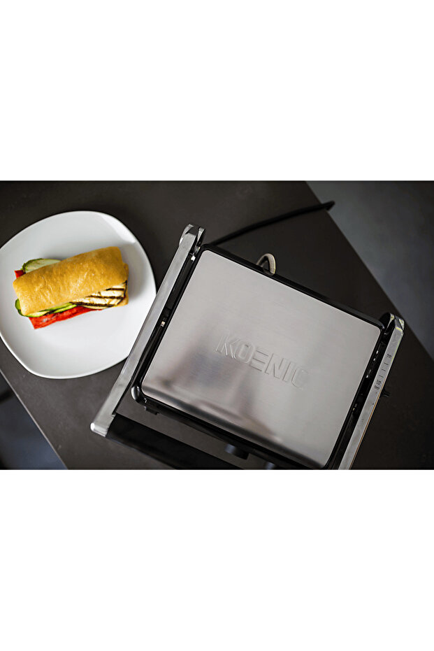 KCG 2026 M Izgara ve Tost Makinesi Inox - 3