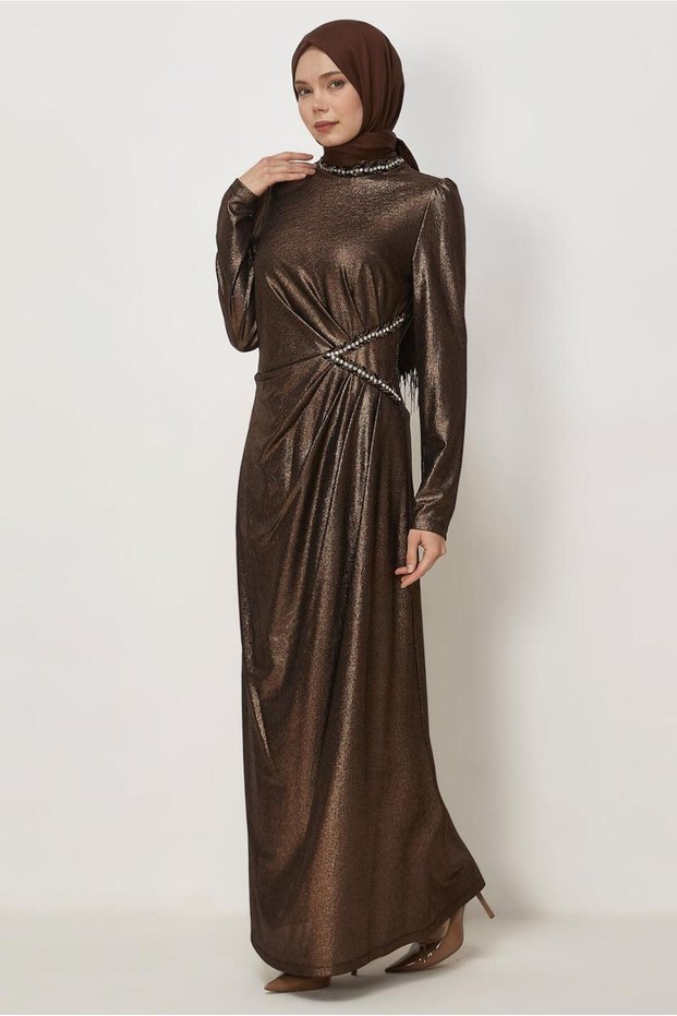 Stone-Embellished Dress 45675