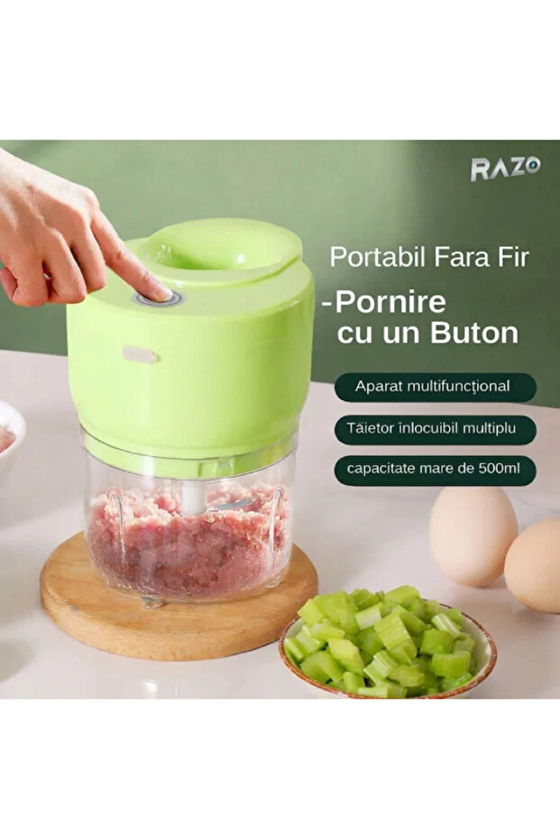 Tocător electric mini, multifunctional, 500 ml - 3