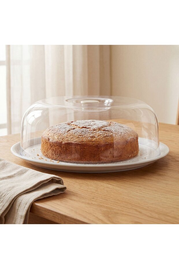 Porcelain Plate and Jar Cake Storage Container 30 cm