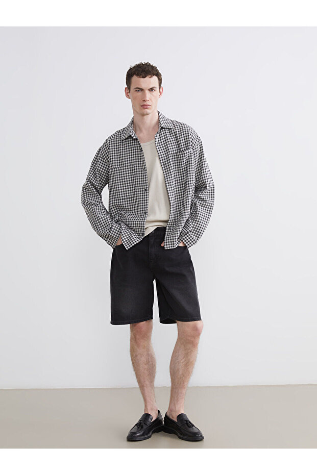 Xside Loose Fit Men's Jean Shorts