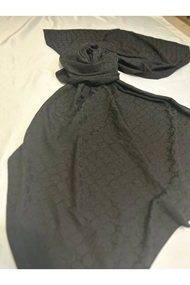 شال نسائي من القطن بنقشة دائرية