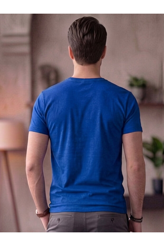 Crew Neck Basic T-Shirt (Slimfit) - 3