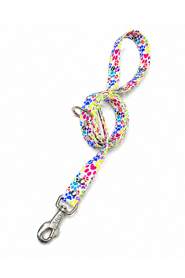 Durable Dog Walking Leash 150 cm - Narrow Weave with Soft Grip - Walking Harness