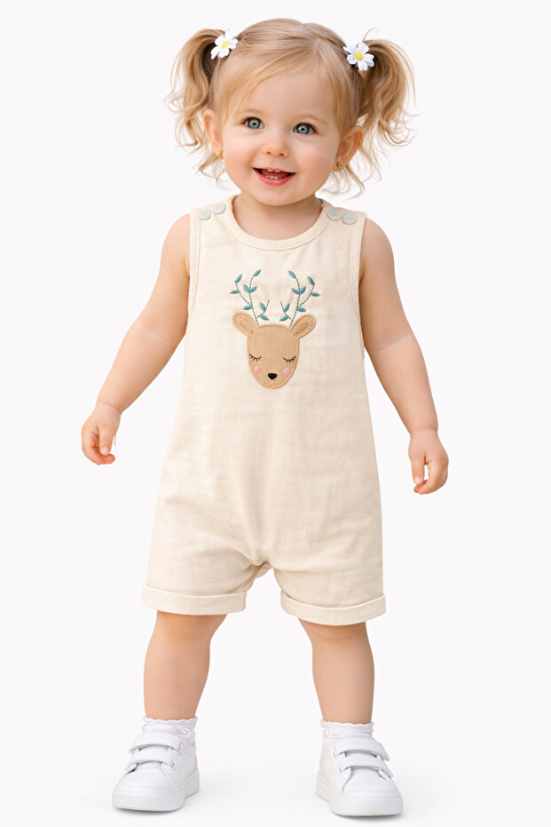 Isyiz Baby Girl Ceylan Muslin Jumpsuit