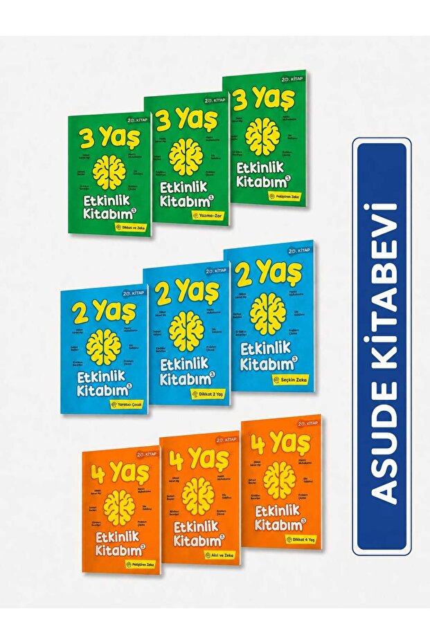 My Activity Book Set for Ages 2-3-4 - Set of 3