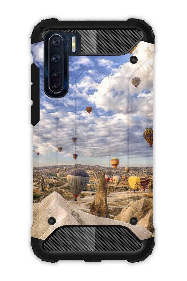 Oppo Reno 3 / Oppo A91 Case Army Tank Full Protection Anti-Shock - Ürgüp Cappadocia