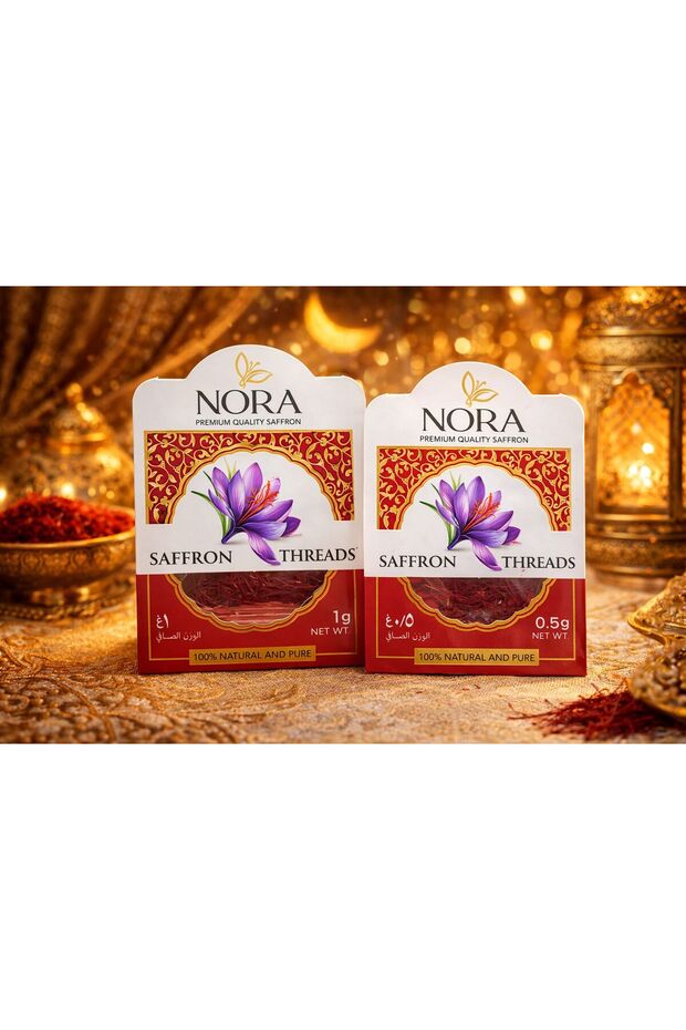 Saffron Threads Plastic Pack – 2 Pack (0.5 g + 1 g)