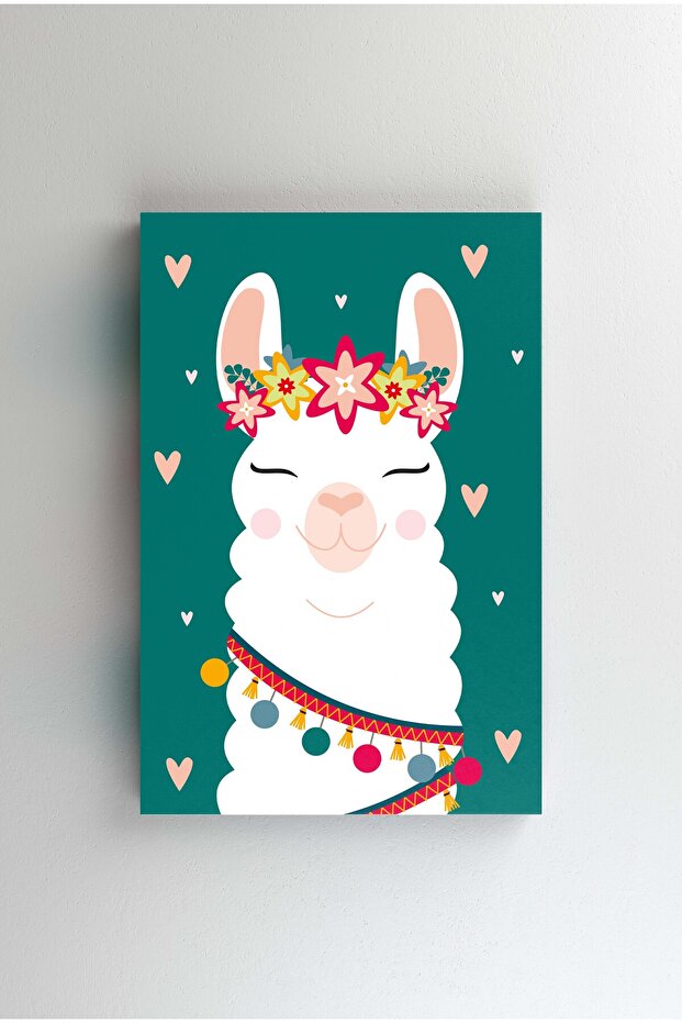 Tablou Canvas - Lama draguta - 1